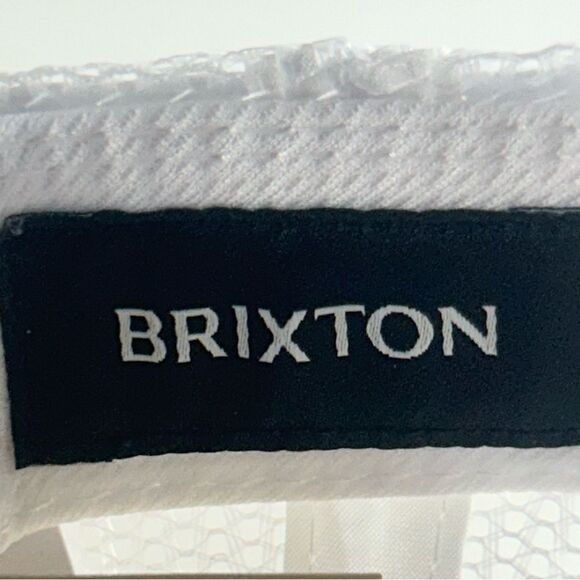 Brixton X Coors Rocky MP Mesh Snapback Hat Black White OS - Picture 5 of 6